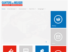 Tablet Screenshot of guntersenmeuser.nl